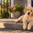 Golden retriever kiskutyák